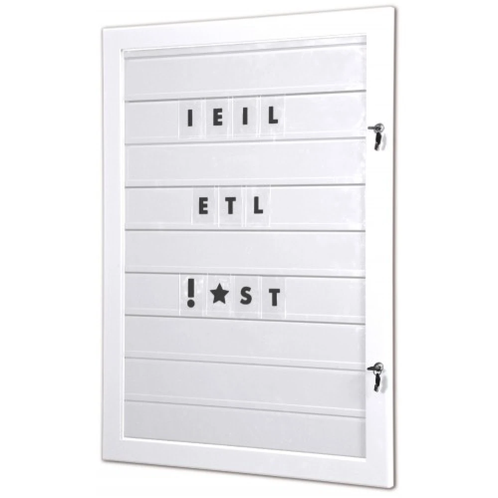 Grippit Wall Lockable Tile Frame - White