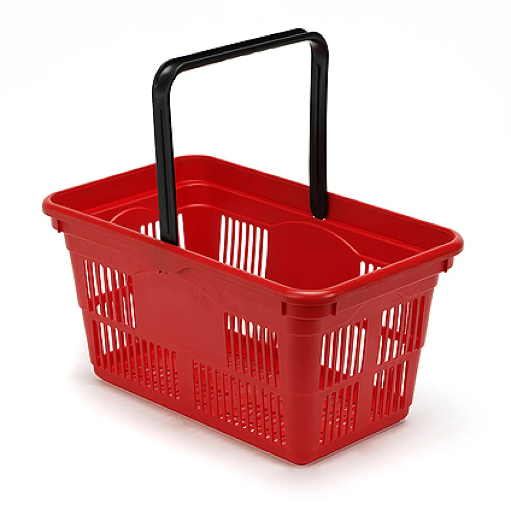 24 Litre Plastic Shopping Basket (Box of 10) 95501