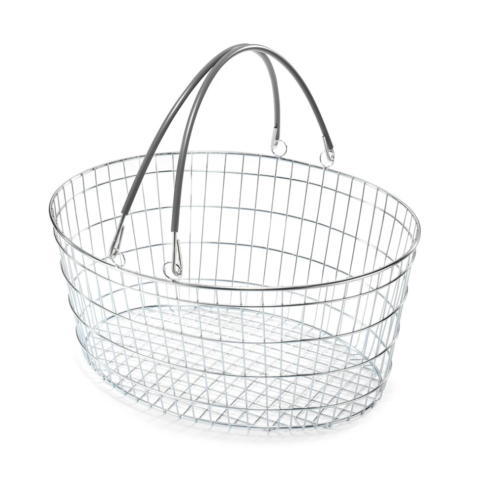 25 Litre Oval Wire Shopping Basket (Box of 10) 95403