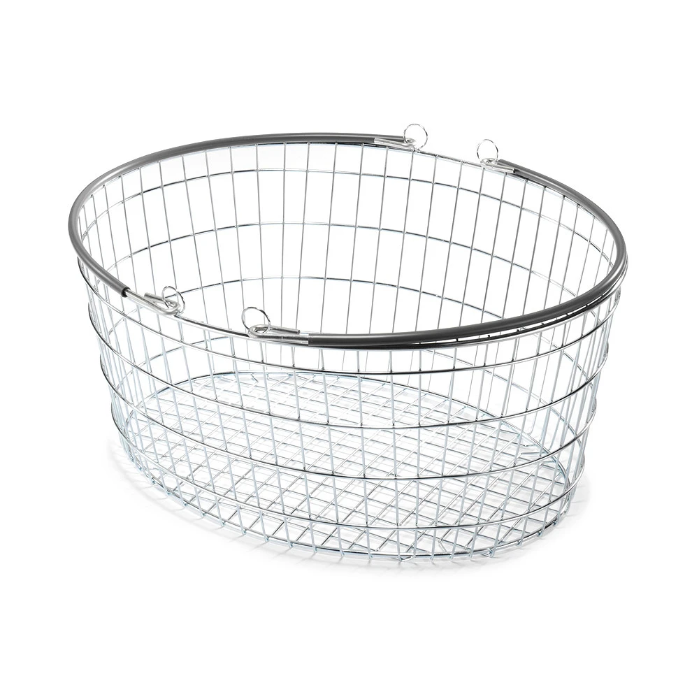 25 Litre Oval Wire Shopping Basket (Box of 10) 95403