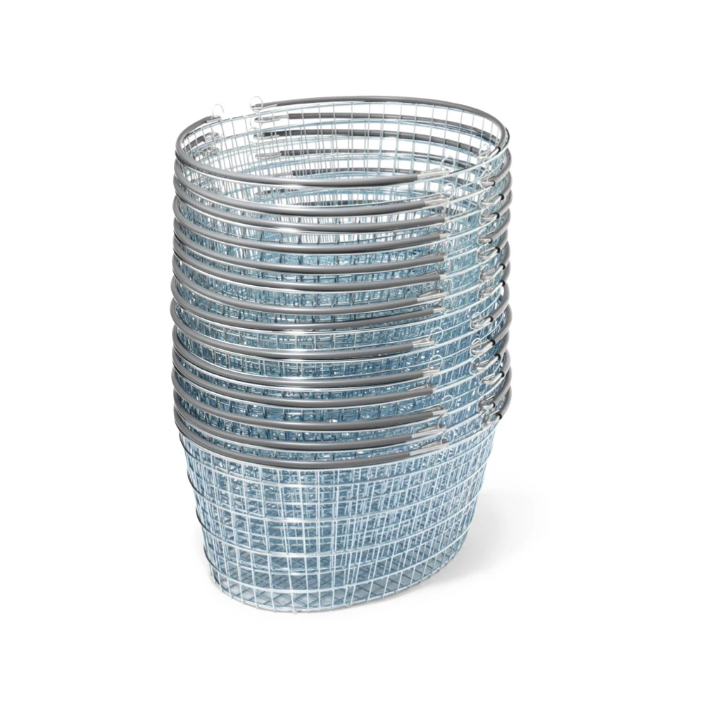 25 Litre Oval Wire Shopping Basket (Box of 10) 95403