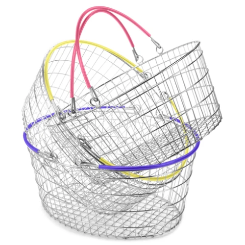 25 Litre Oval Wire Shopping Basket (Box of 10) 95403