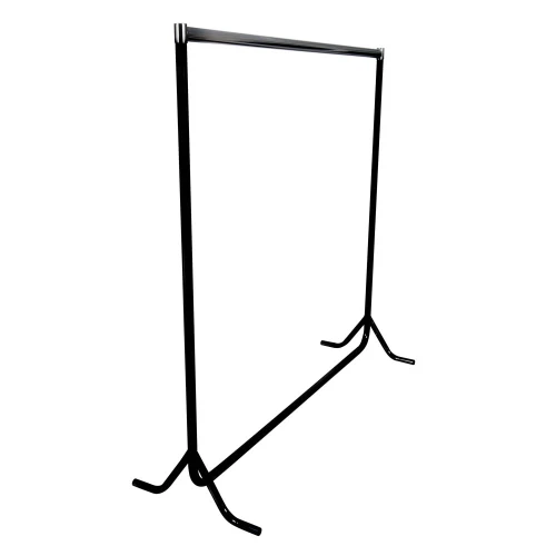 3ft Black & Chrome Clothes Rack 20020