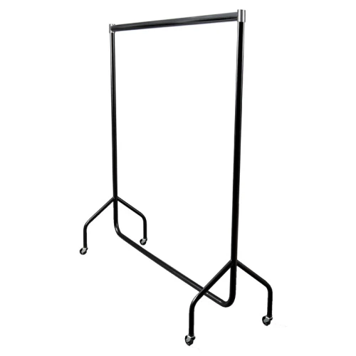 3ft Black & Chrome Clothes Rail 20005