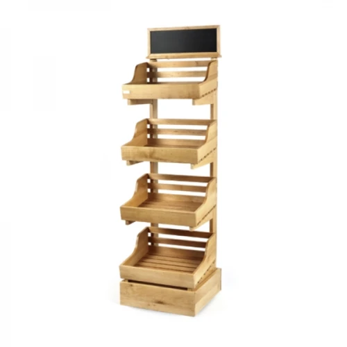 4 Tier Wooden Display Stand 95341