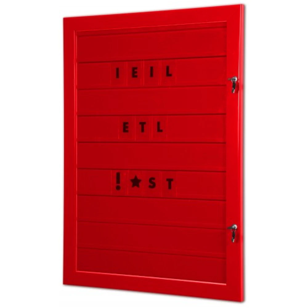 Grippit Wall Lockable Tile Frame - Traffic Red