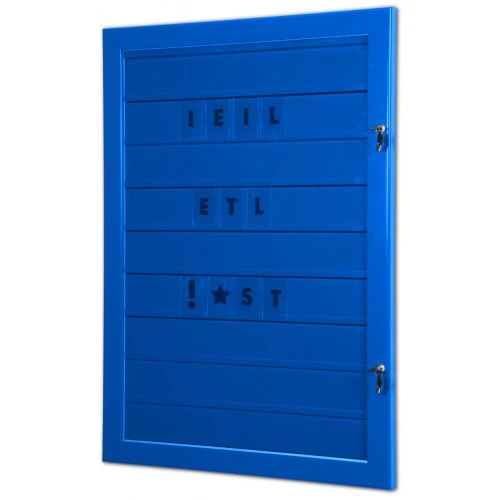 Grippit Wall Lockable Tile Frame - Ultramarine Blue