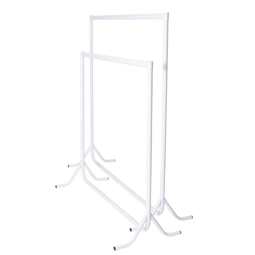 Garment Rail 4FT Wide White Gloss - 20083