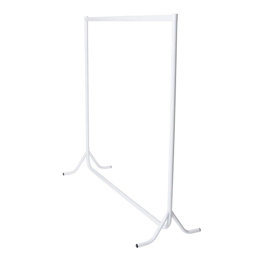 4ft White Matt Clothes Rack 20087