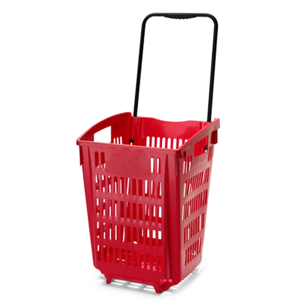 52 Litre Plastic Shopping Basket/Trolley (Box of 7) 95510