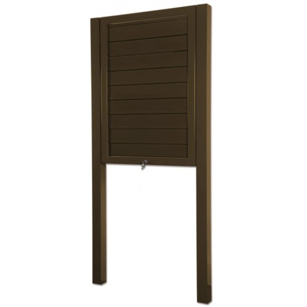 Grippit Lockable Post Frame - Chocolate Brown