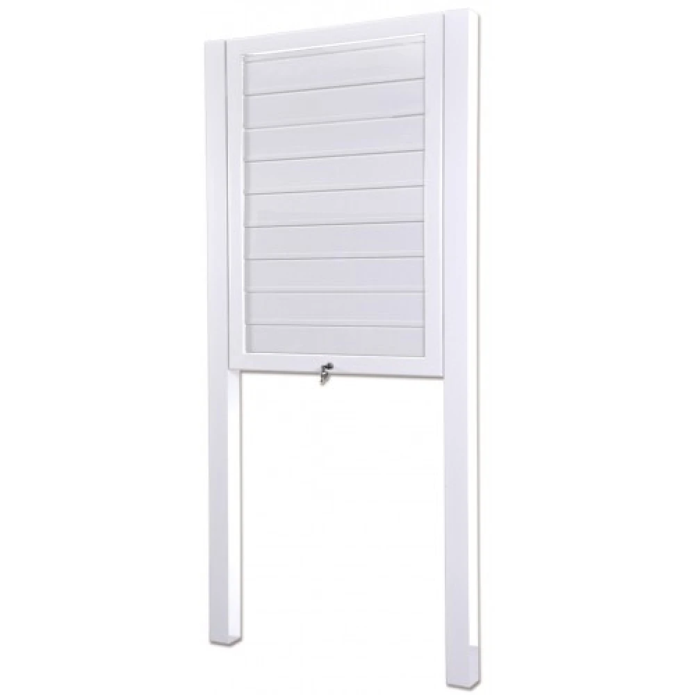 Grippit Lockable Post Frame - White