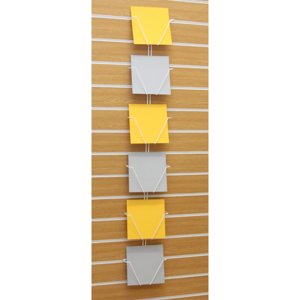 7x7 Slatwall 6 Pocket Display 17014