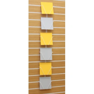 7x7 Slatwall 6 Pocket Display 17014