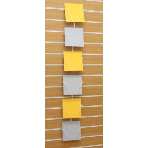 7x7 Slatwall 6 Pocket Display 17014