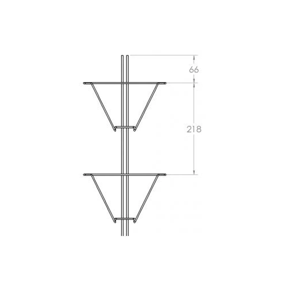 7x7 Slatwall Spinner Display 17007