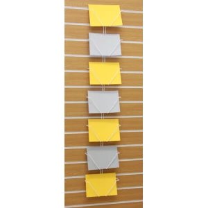 8x6 Slatwall 7 Pocket Display 17013