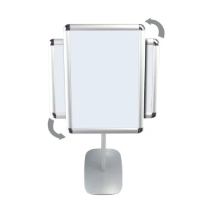 A3 Portrait/Landscape Information Point- Silver 93002