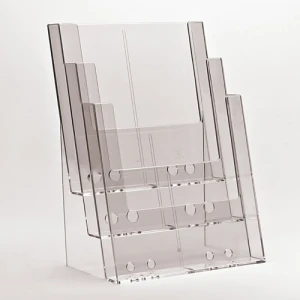A4 Three Pocket Portrait Leaflet Holder 60302