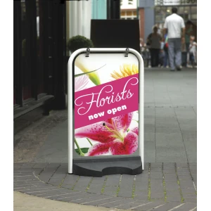 Aboard Swing Sign - Black Frame 10002