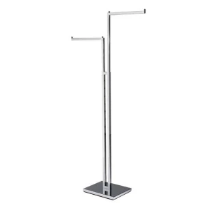 Adjustable Two Arm Merchandising Clothing Rail 24005