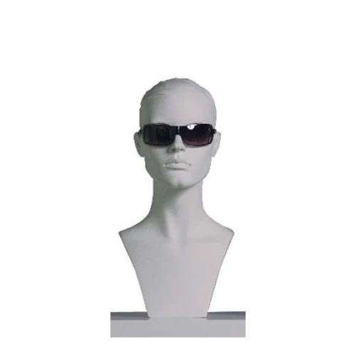 Adult Female Fibreglass Head Matt White 77305