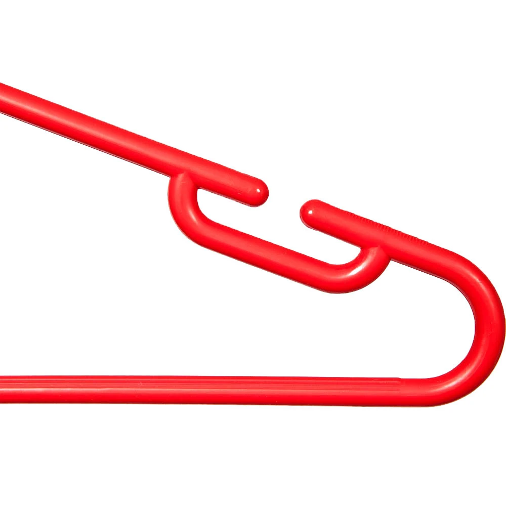 Adult Plastic Hangers Red (Box of 120) 51004