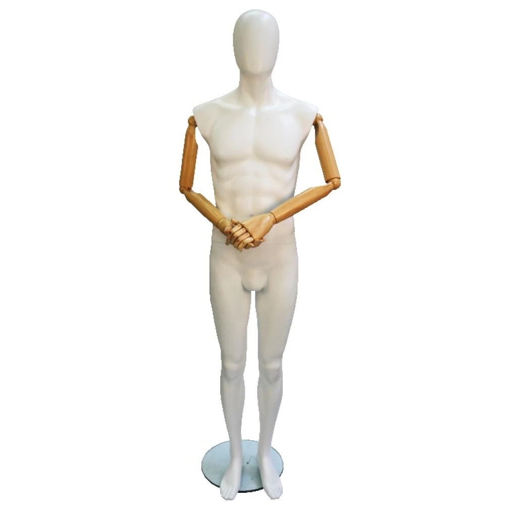 Articulated Fibreglass Male Mannequin - 75614