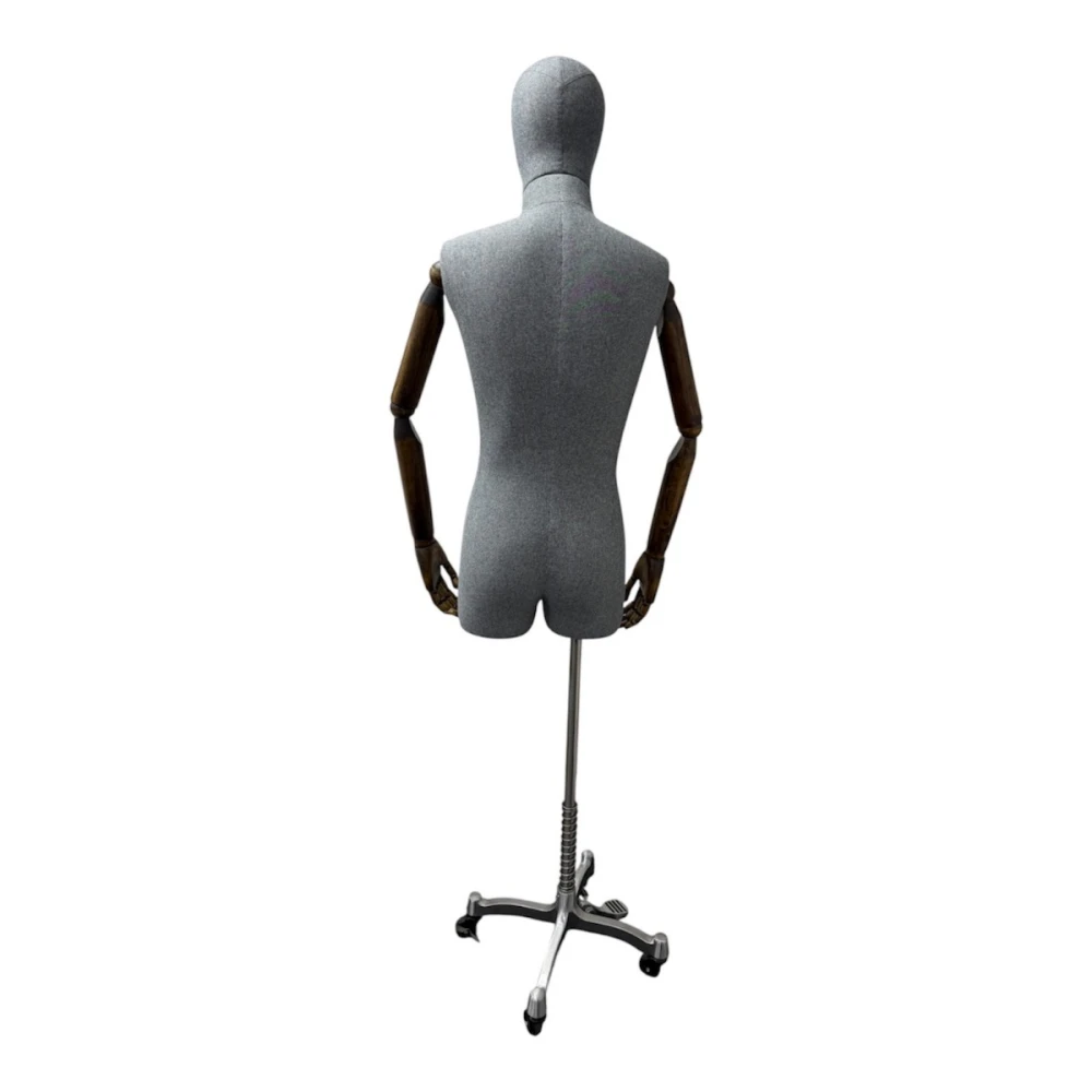 Articulated Male Mannequin with Stand - Grey - 75635