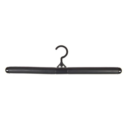 Black Bendy Rubber Clothes Hangers 46cm (Box of 120) 56007