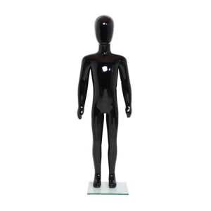 Black Gloss - Hands at Side Child Mannequin 5 Yrs 72208