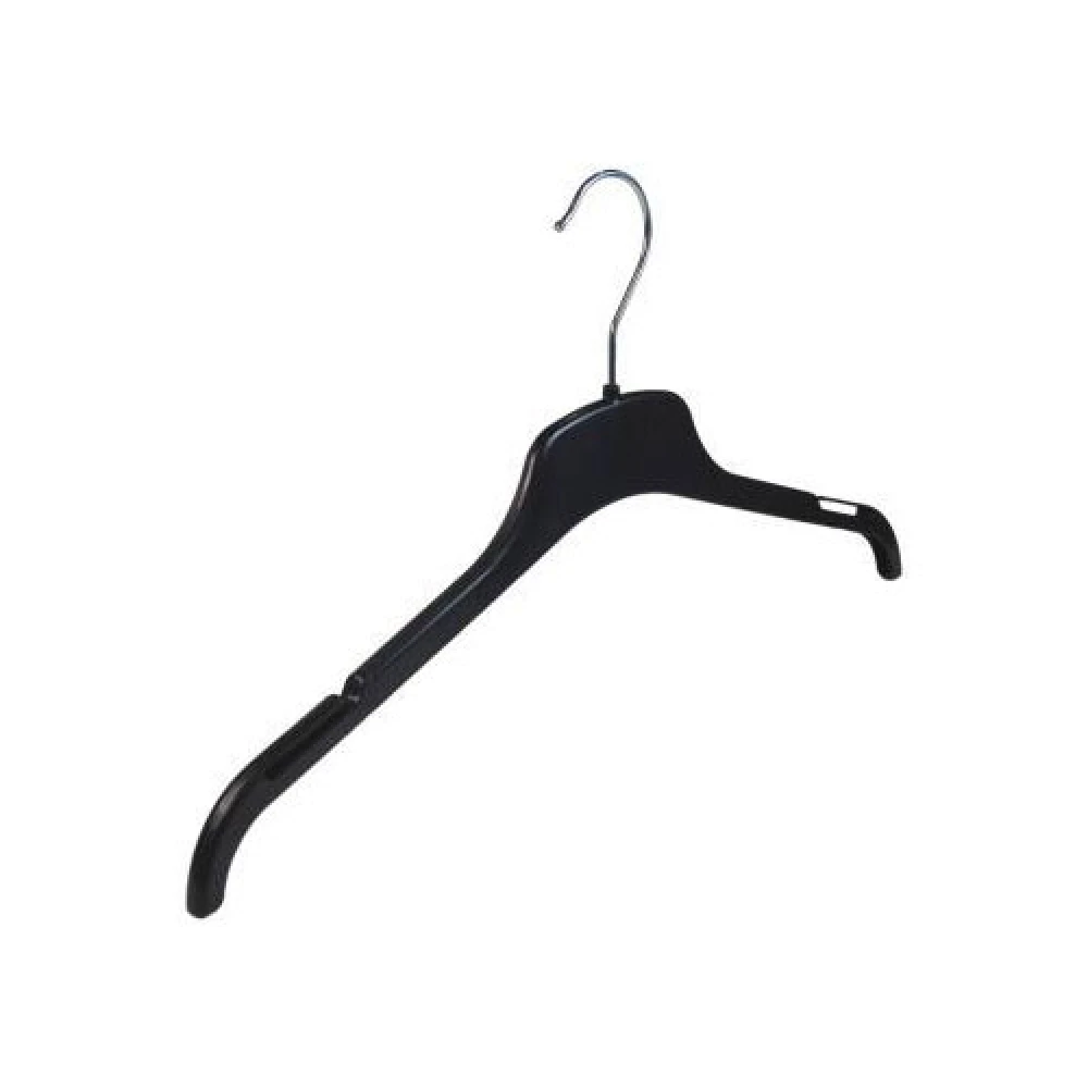 Black Plastic Coat Hanger 43cm (Box of 325) 51086