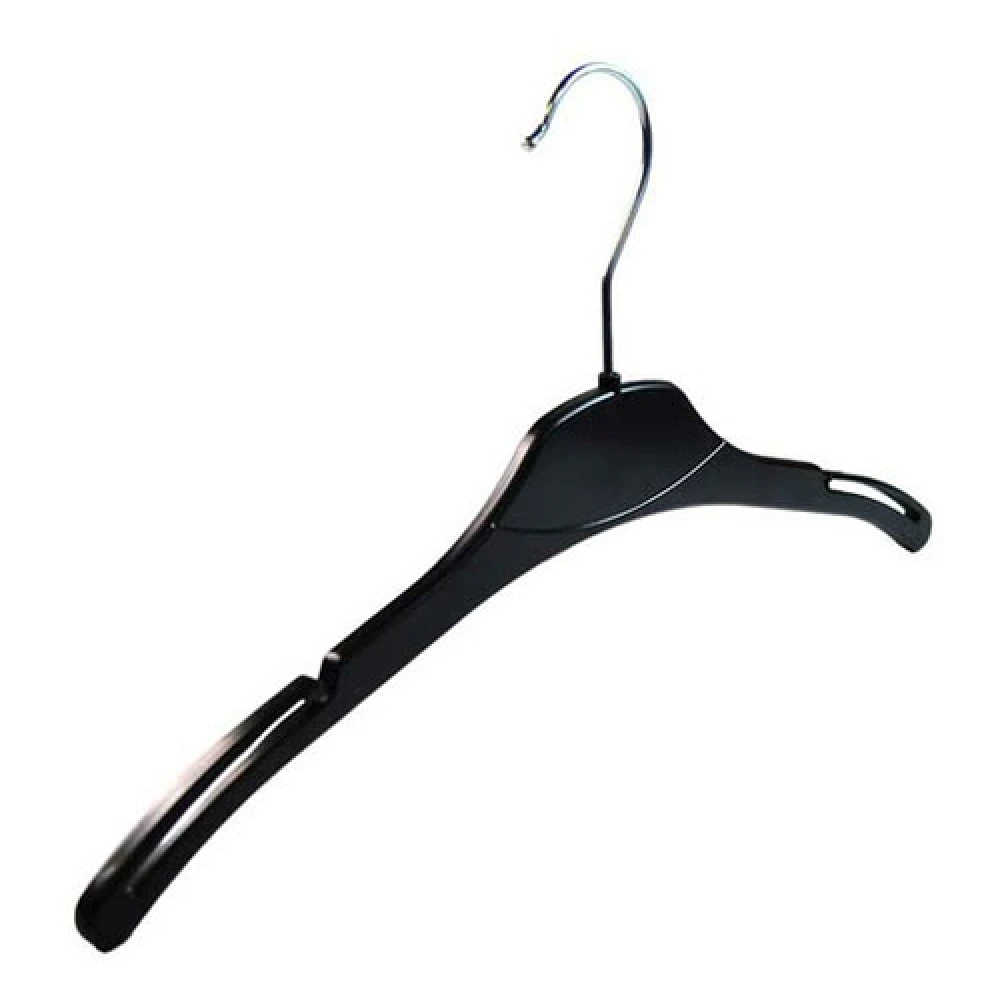 Black Plastic Dress Hanger 38cm (Box of 600) 51083