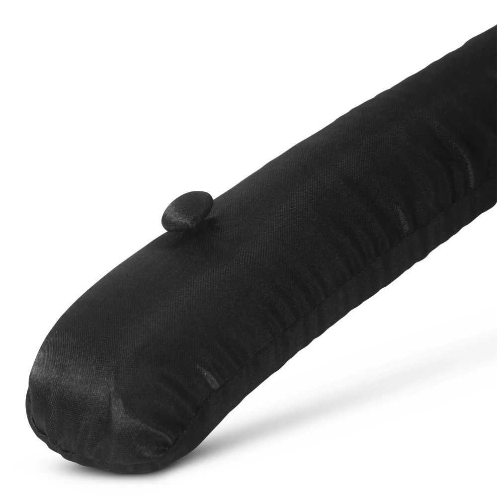 Black Satin Padded Lingerie Hangers 43cm (Box of 100) - 56030