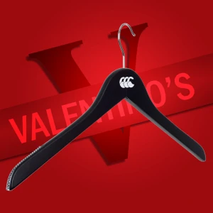 Black Wooden Branded Hangers, Personalised With Logo - Canterbury