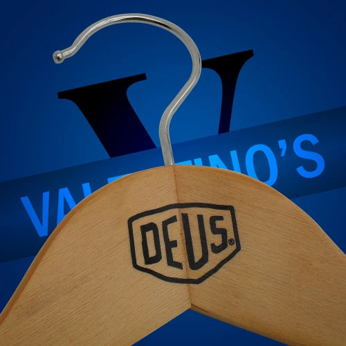 Branded Printed Coat Hangers DEUS