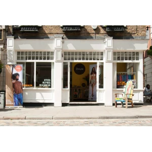 White Wooden Clothes Hangers, Printed With Logo - Okun Africa. Beach. Wear.