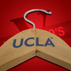 Branded Printed Clothes Hangers, Double Sided - UCLA