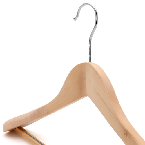 Broad Shaped Wooden Suit Hangers 45cm