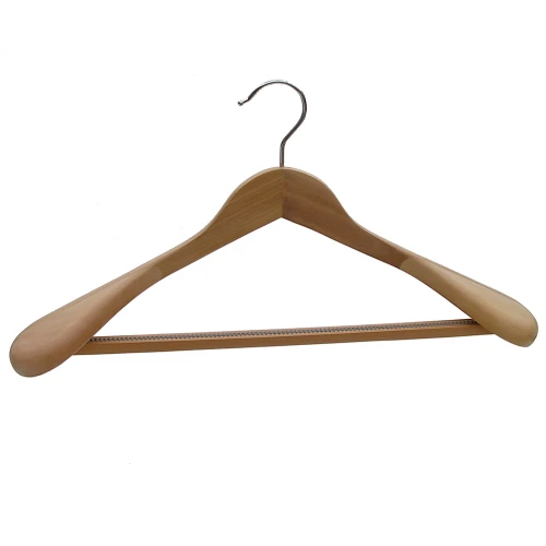 Broad Shaped Wooden Suit Hangers 45cm (Box of 24) 50030