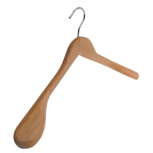 Broad Wooden Mens Jacket Hangers 45cm (Box of 24) 51056