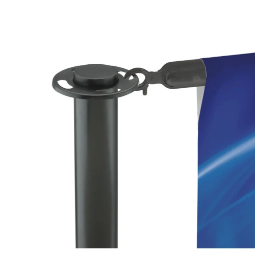 Cafe Banner/Barrier System Black (1200mm Wide) 13004