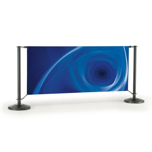 Cafe Banner/Barrier System Black (1200mm Wide) 13004