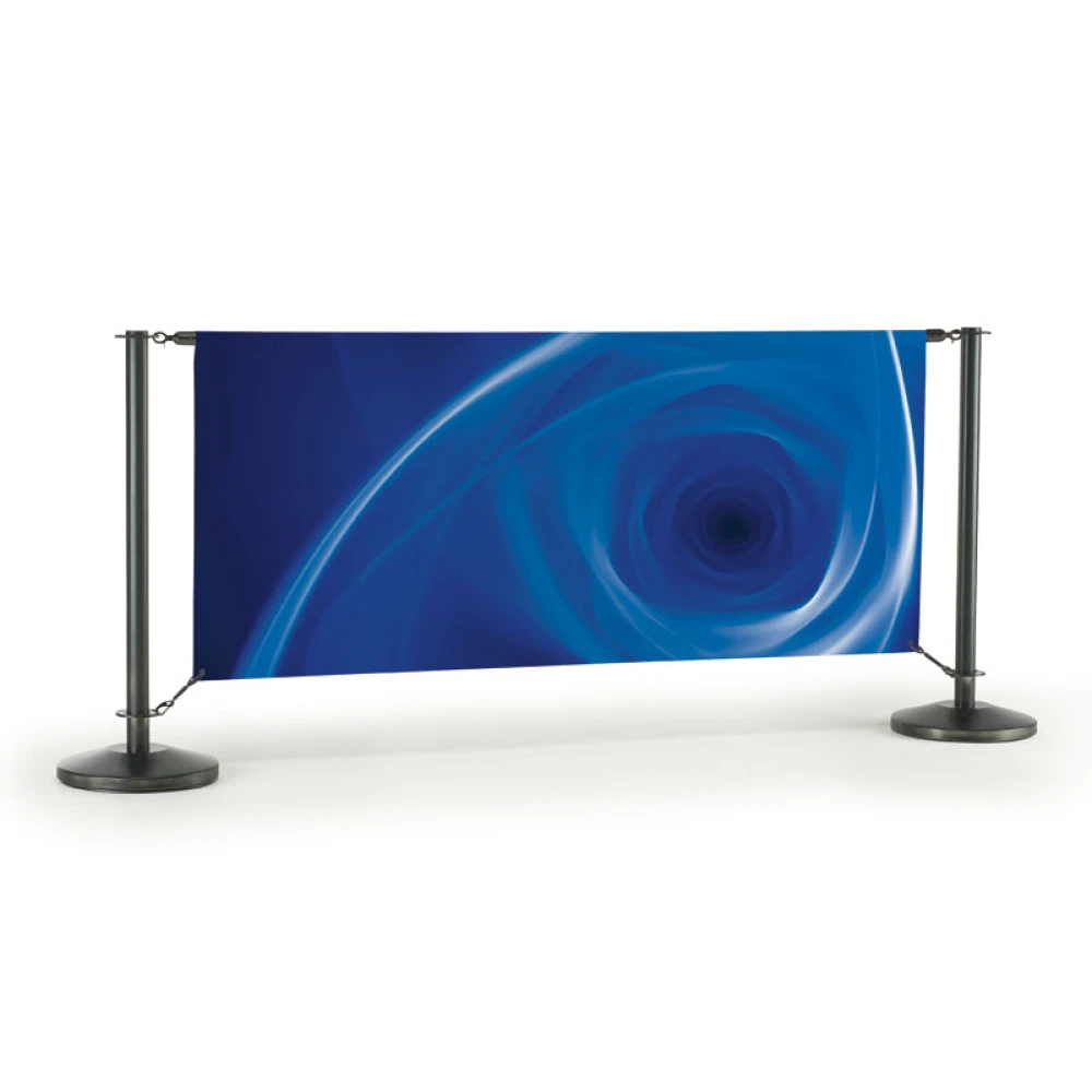 Cafe Banner/Barrier System Black (1500mm Wide) 13001