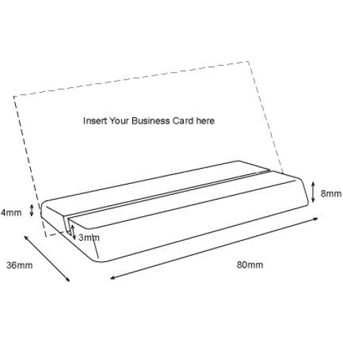 Card Stand Holder 80mm Wide 64003