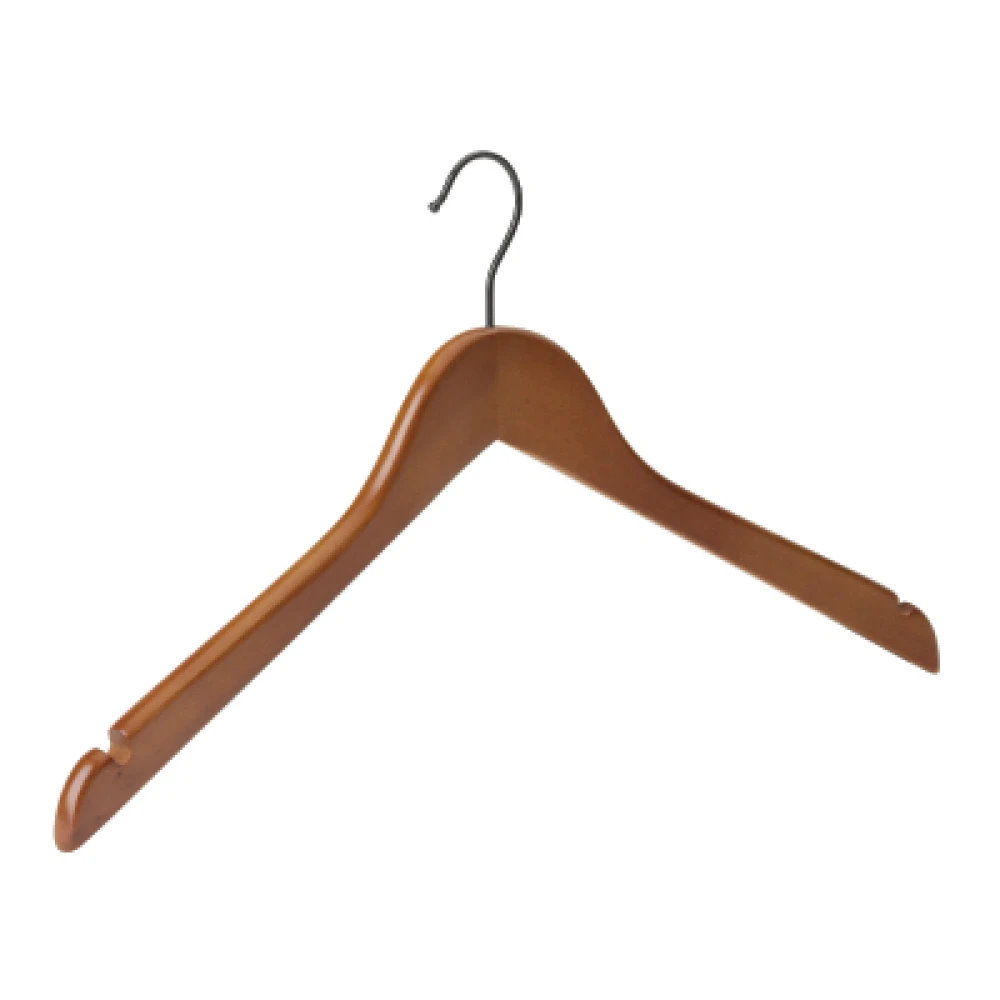 Cherry Wooden Wishbone Hanger 43cm (Box of 50) 51072