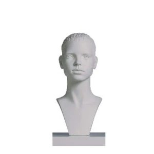 Child Fibreglass Head Matt White 77306