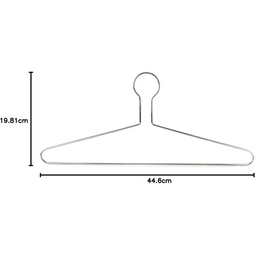 Chrome Captive Clothes Hangers 43cm - 52002