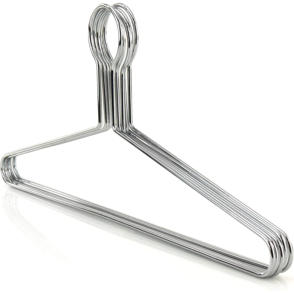 Chrome Captive Clothes Hangers 43cm - 52002