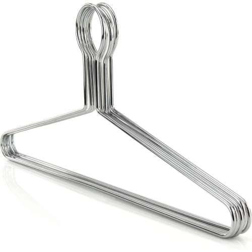 Chrome Captive Clothes Hangers 43cm - 52002